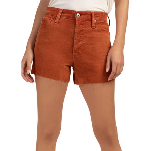 AG Adriano Goldschmeid Womens size 33 shorts Alexxis cord high rise Wedgie - Picture 1 of 4